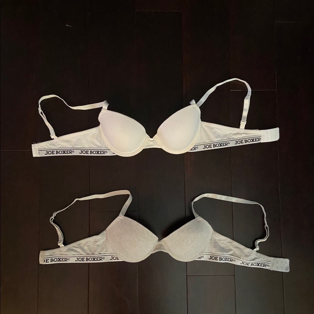 Joe Boxer women’s bras (set of 2) 34B